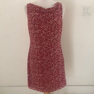 Esprit de Corp printed red dress - size 9/10
